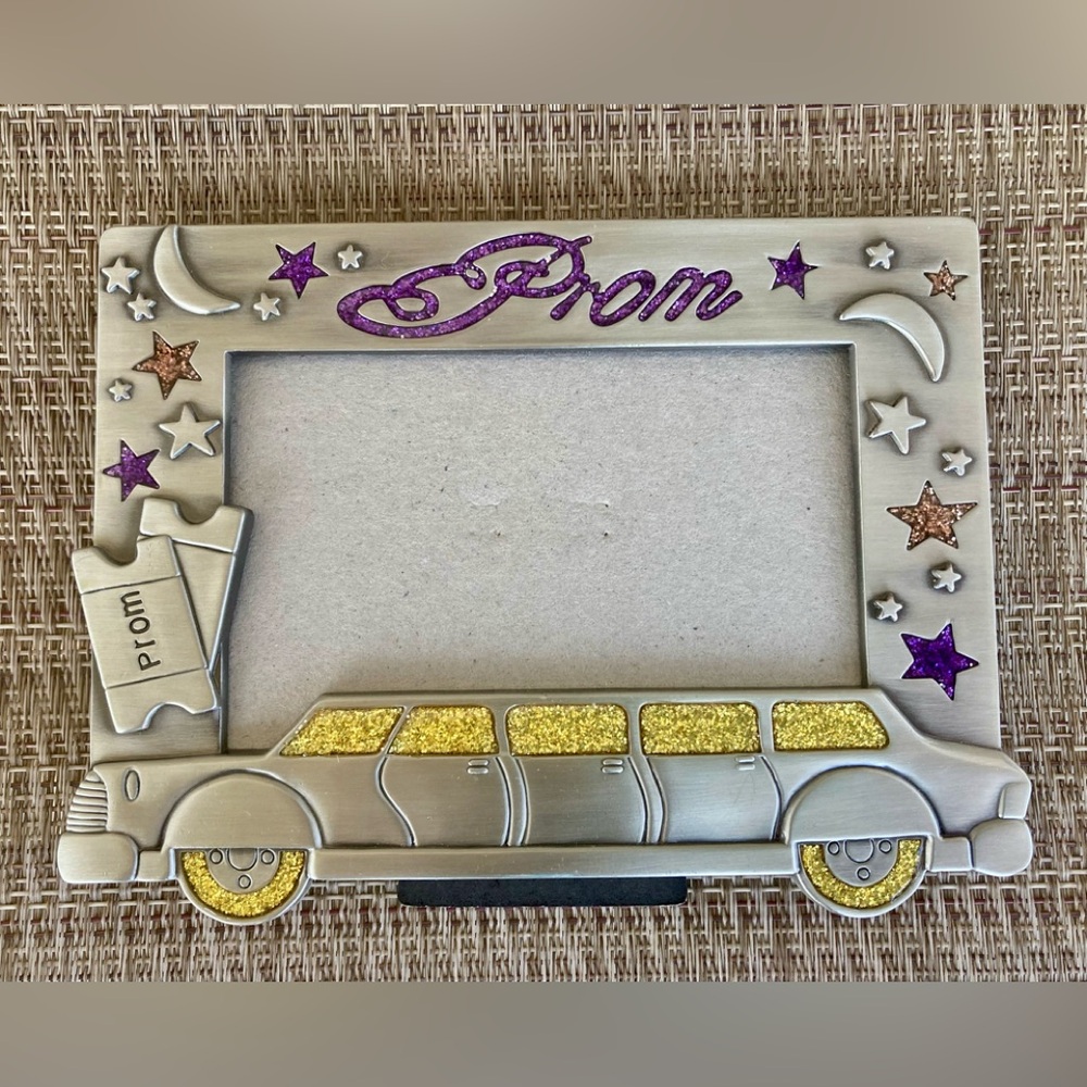Prom Picture Frame, Pewter